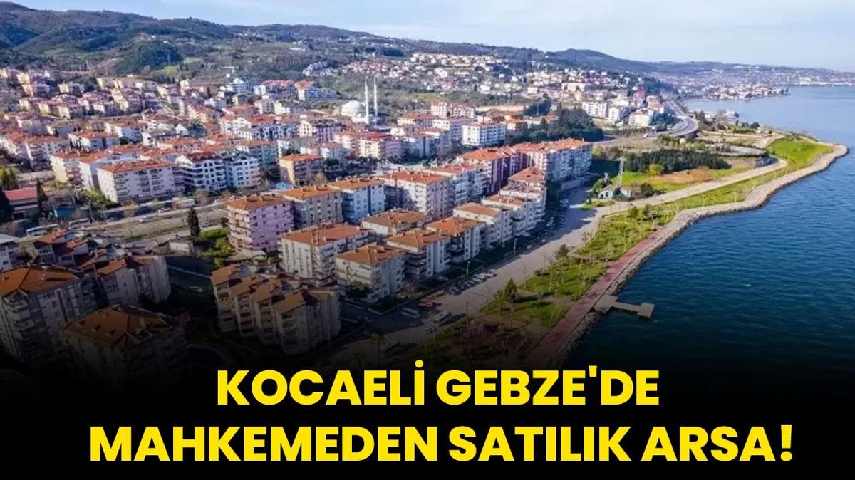 Kocaeli Gebze'de mahkemeden satlk arsa!