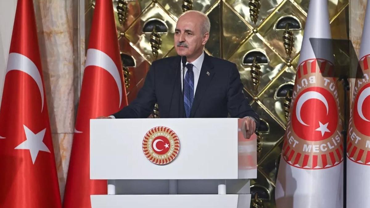 TBMM Bakan Kurtulmu'tan 'Terrsz Trkiye' mesaj