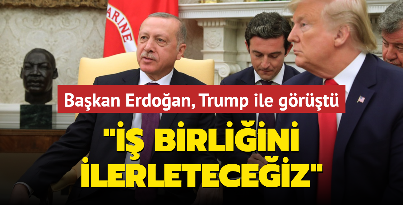 Bakan Erdoan, Trump ile grt: ABD ile i birliini ilerleteceiz