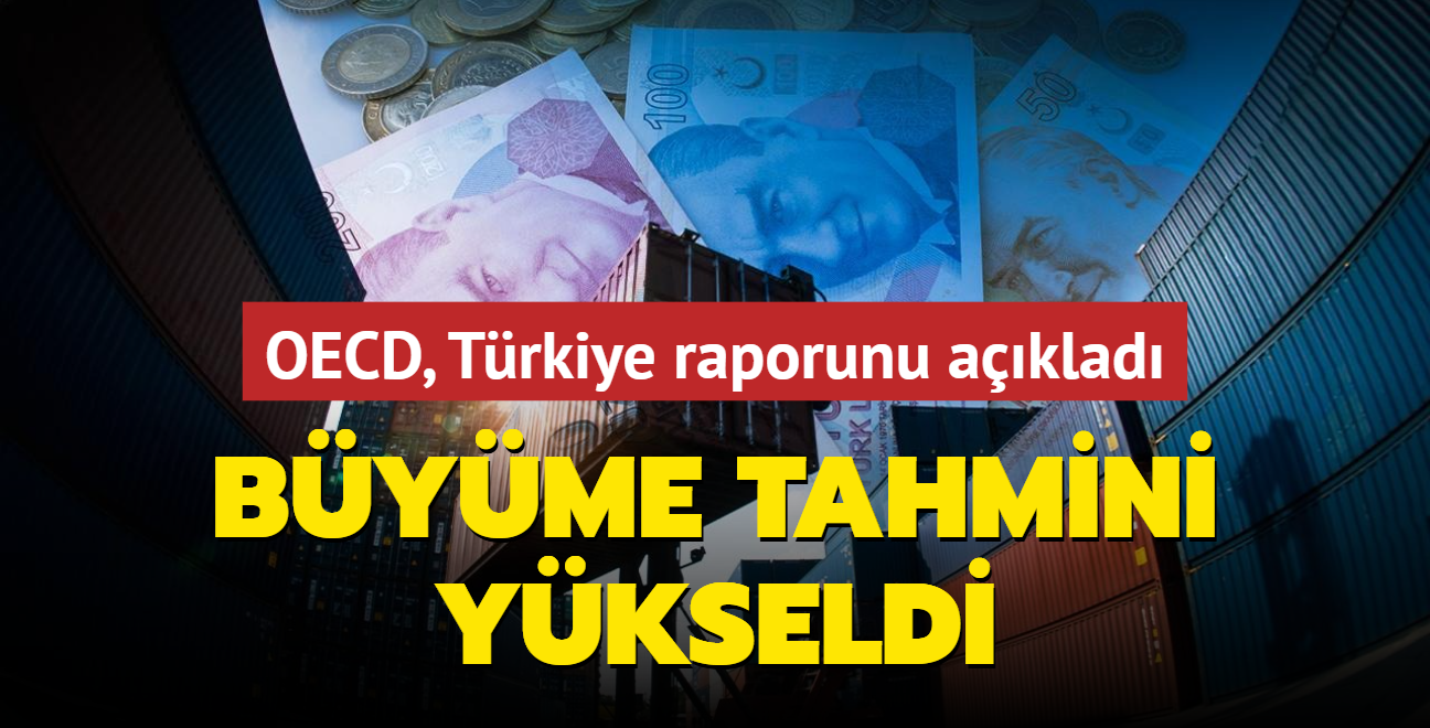 OECD, Trkiye raporunu aklad: Byme tahmini ykseldi