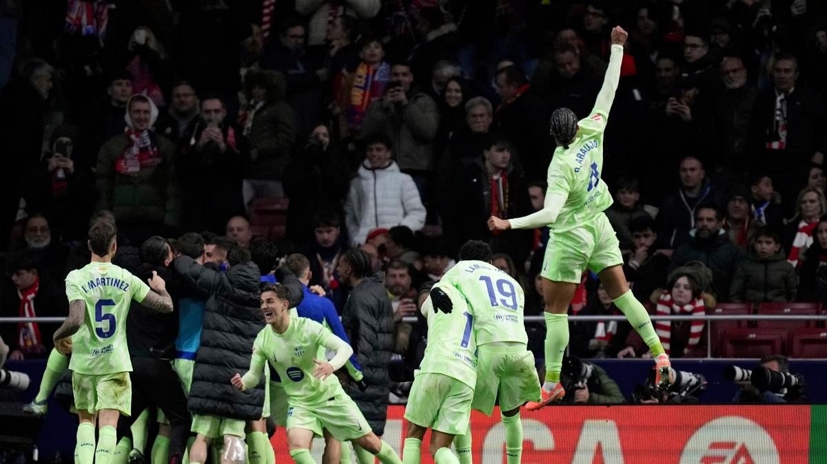 Barcelona kazand, Atletico Madrid ykld! La Liga'da nefes kesen yar
