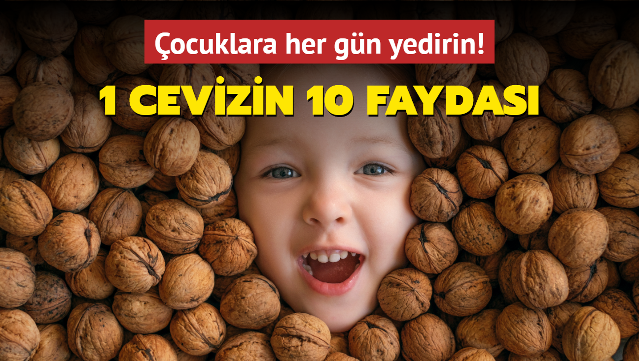 ocuklara her gn 1 ceviz yedirmenin 10 faydas