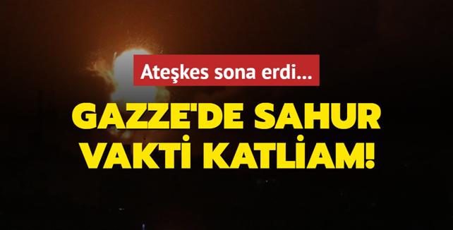 Gazze'de sahur vakti katliam! lenlerin says 200' at