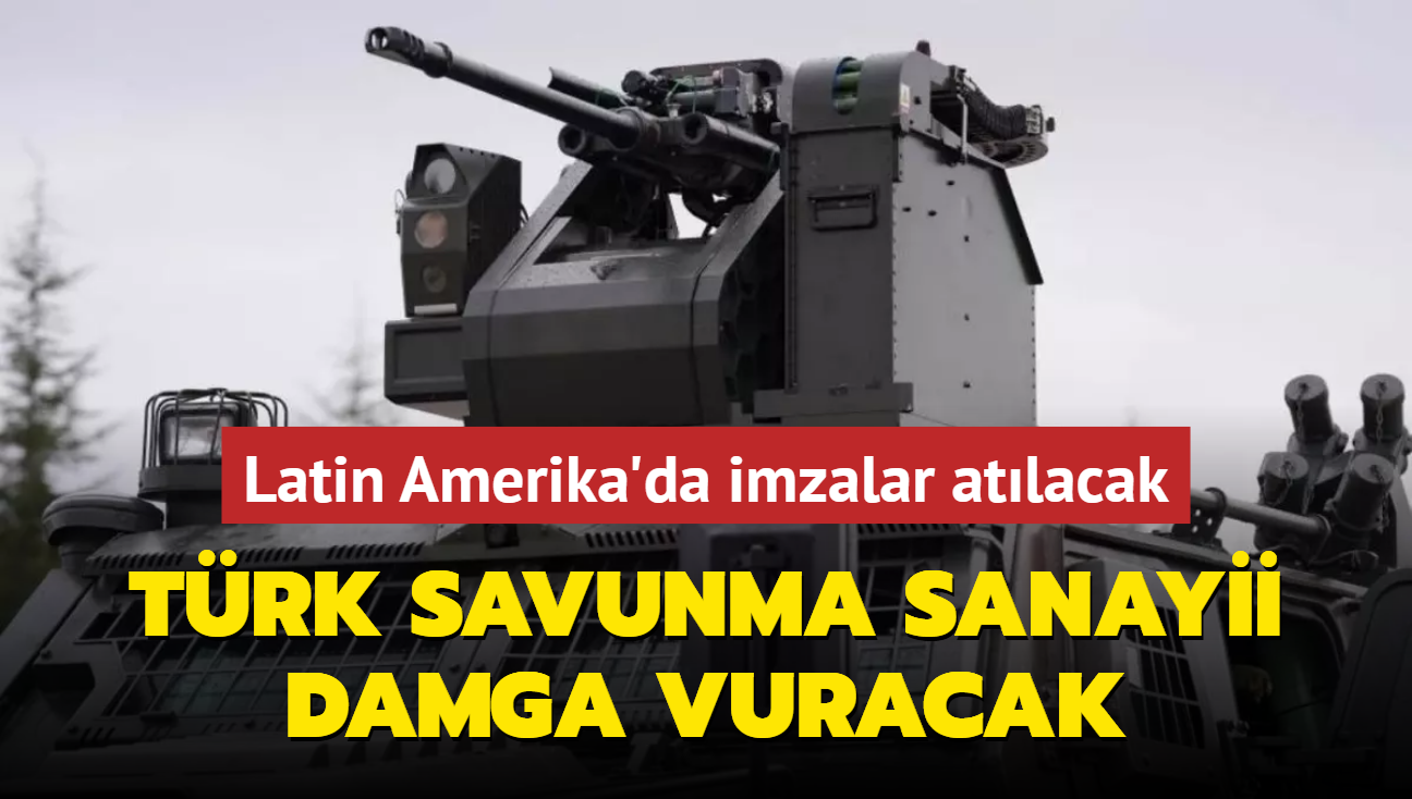 Gney Amerika'nn en byk savunma sanayi fuarna Trkiye damga vuracak