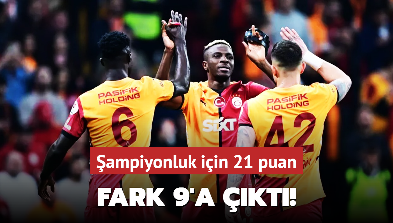 ampiyonluk iin 21 puan