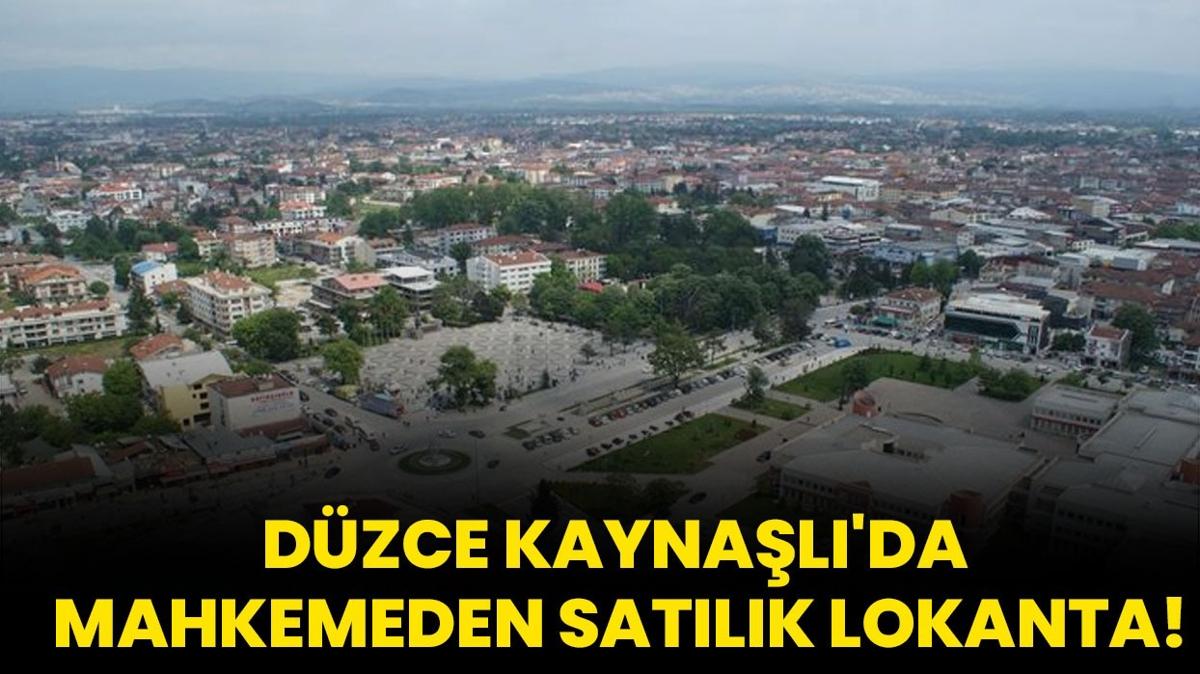 Dzce Kaynal'da mahkemeden satlk lokanta!