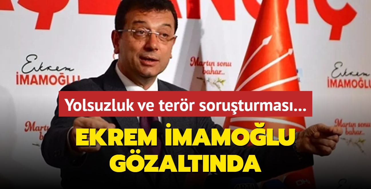 BB'ye yolsuzluk ve terr operasyonu... Ekrem mamolu gzaltnda