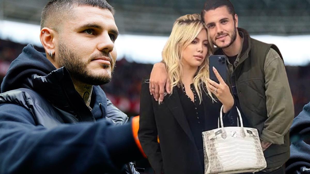 ifte ok! Icardi'nin fevrilii pahalya patlad