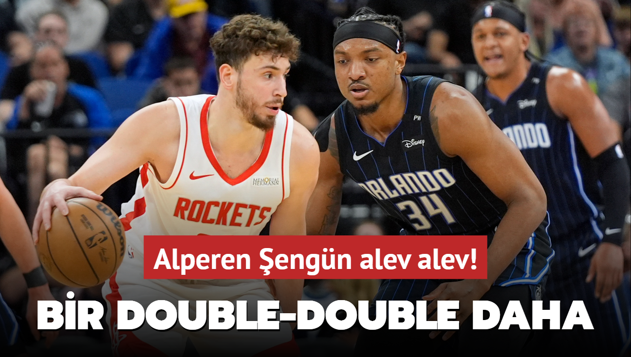 Alperen engn alev alev! Bir double-double daha