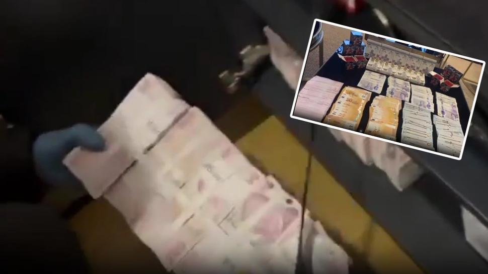 BB'ye yolsuzluk ve terr operasyonu: Balya balya paralar ele geirildi