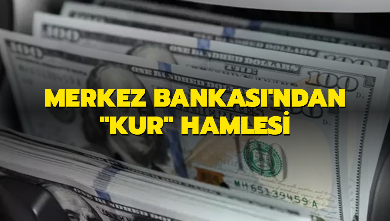 Merkez Bankas'ndan "kur" aklamas: TL uzlamal vadeli dviz sat ilemi yapacak