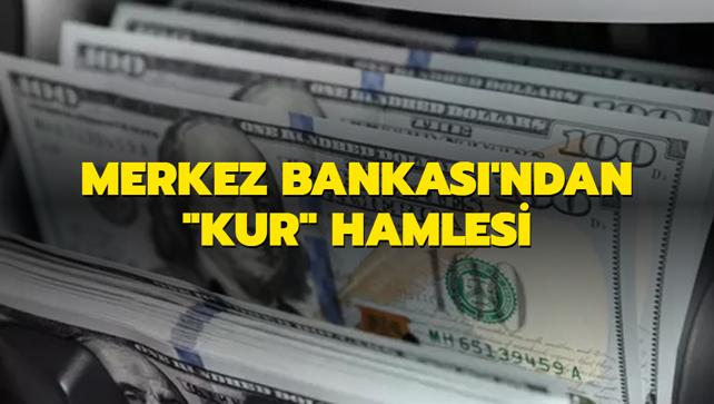 Merkez Bankas'ndan 'kur' aklamas: TL uzlamal vadeli dviz sat ilemi yapacak