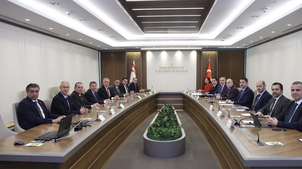 Bakan Kurum, KKTC Babakan stel ile grt