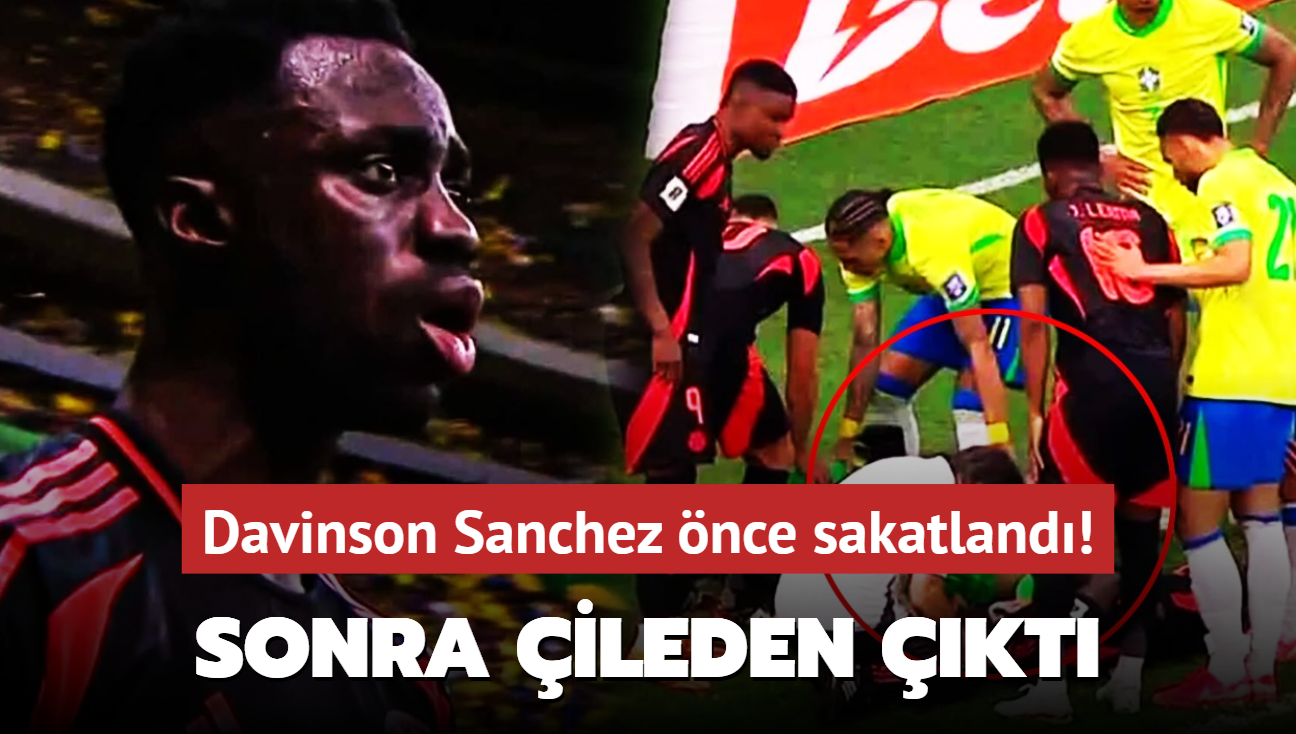 Davinson Sanchez nce sakatland! Oyundan alnnca da ileden kt