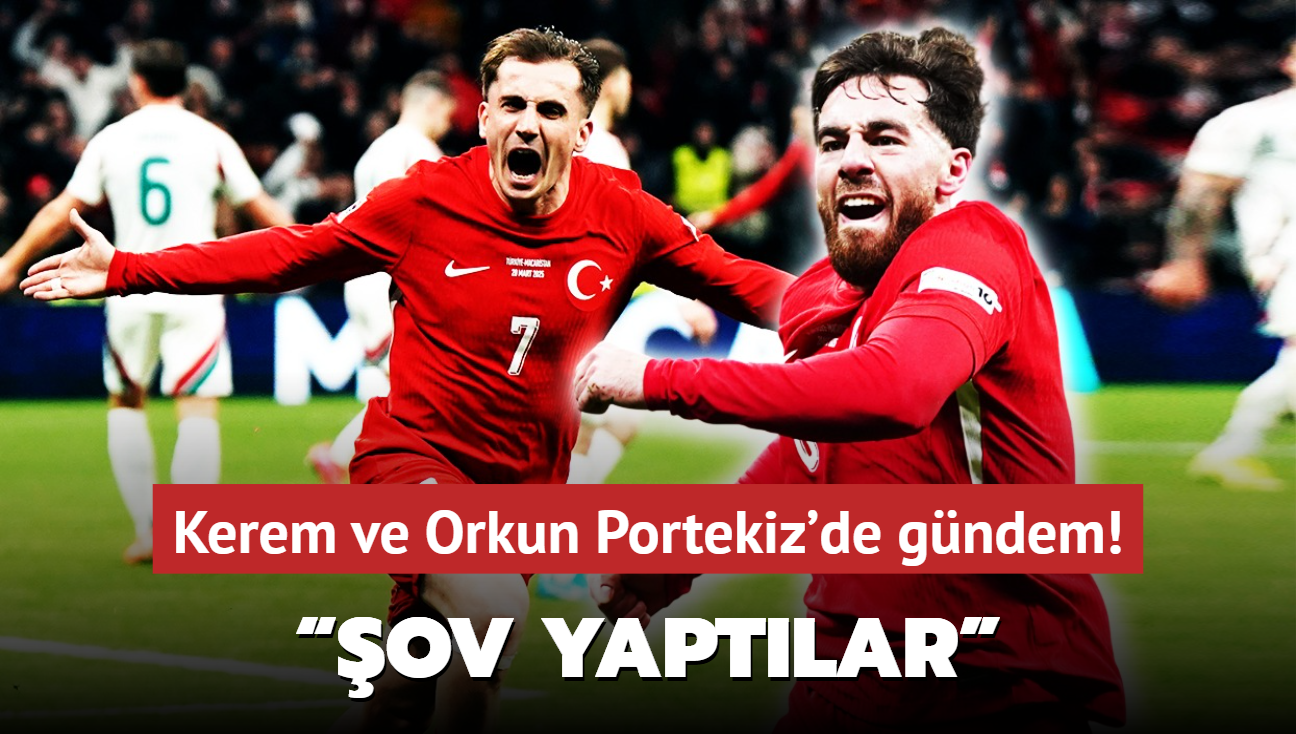 Kerem Aktrkolu ve Orkun Kk, Portekiz'de gndem oldu! ov yaptlar