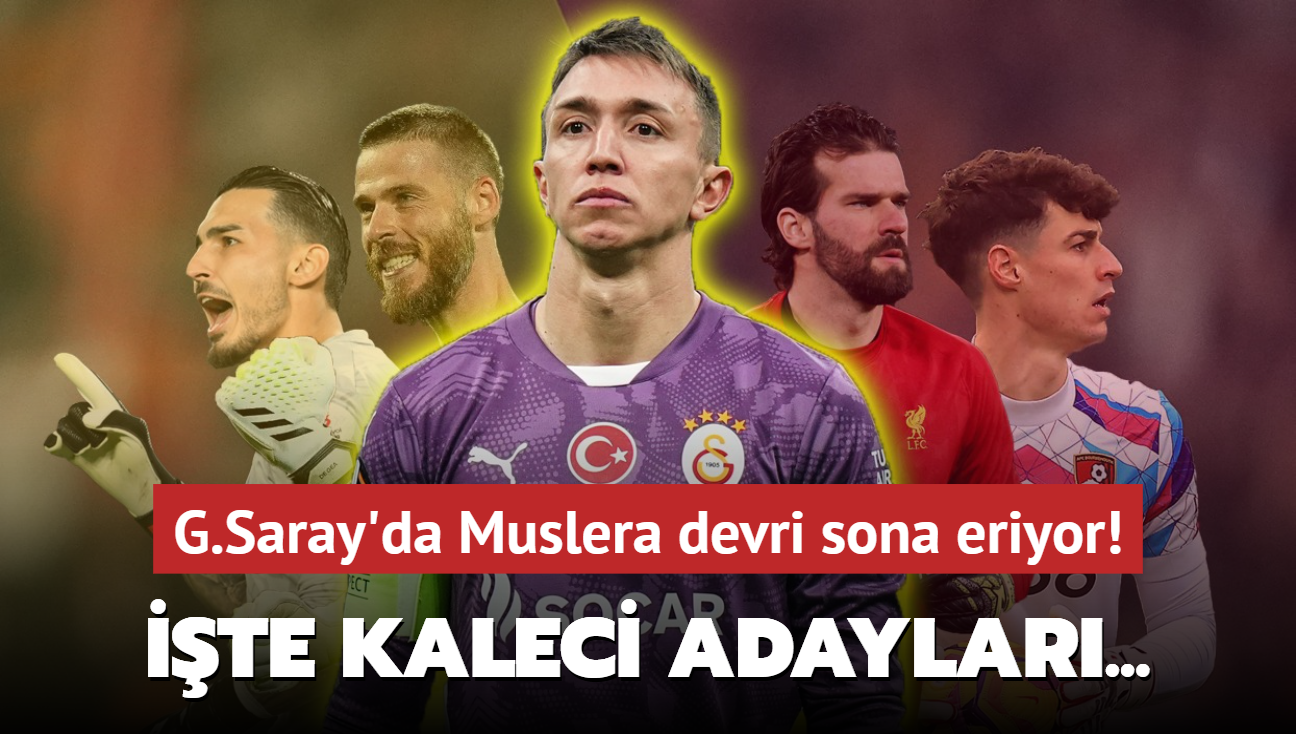 Fernando Muslera devri sona eriyor! te Galatasaray'n kaleci adaylar...