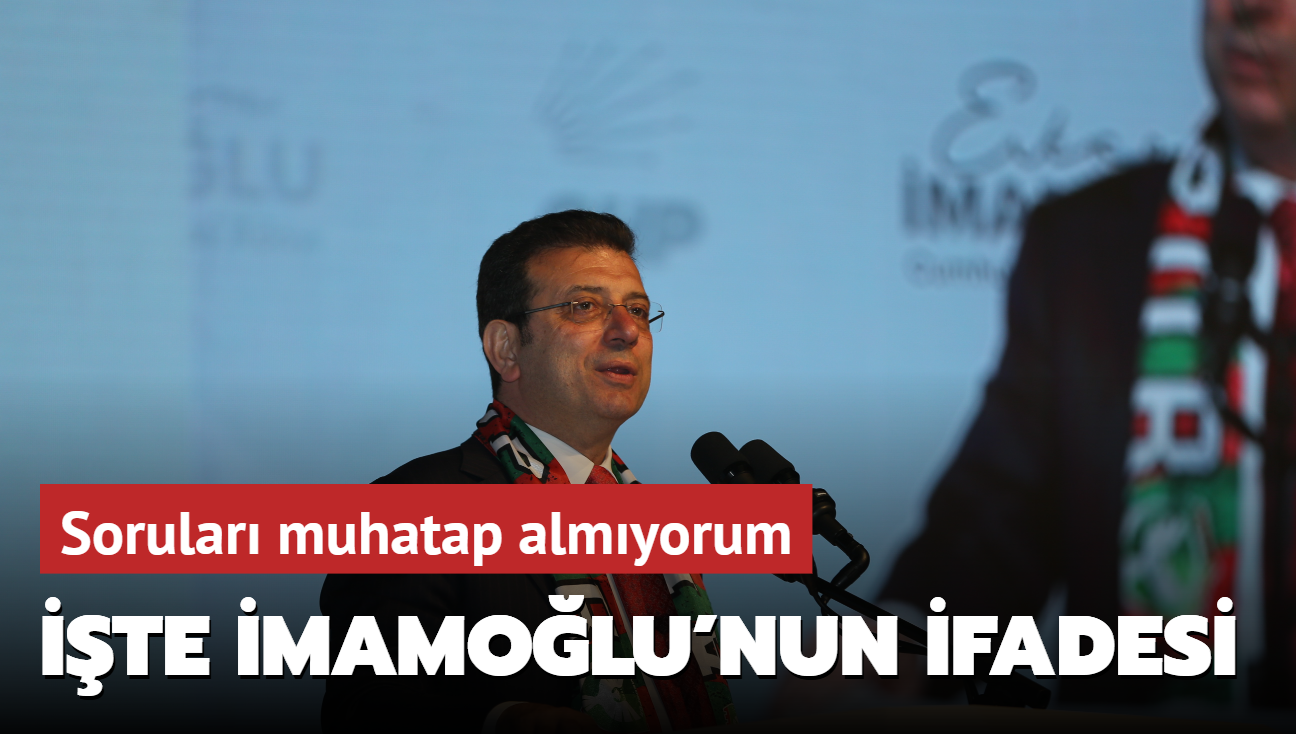 te yolsuzlukla sulanan mamolu'nun ifadesi: Sorular muhatap almyorum