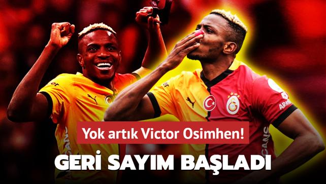 Yok artk Victor Osimhen! Nijeryal yldz tarihe geti: Geri saym balad