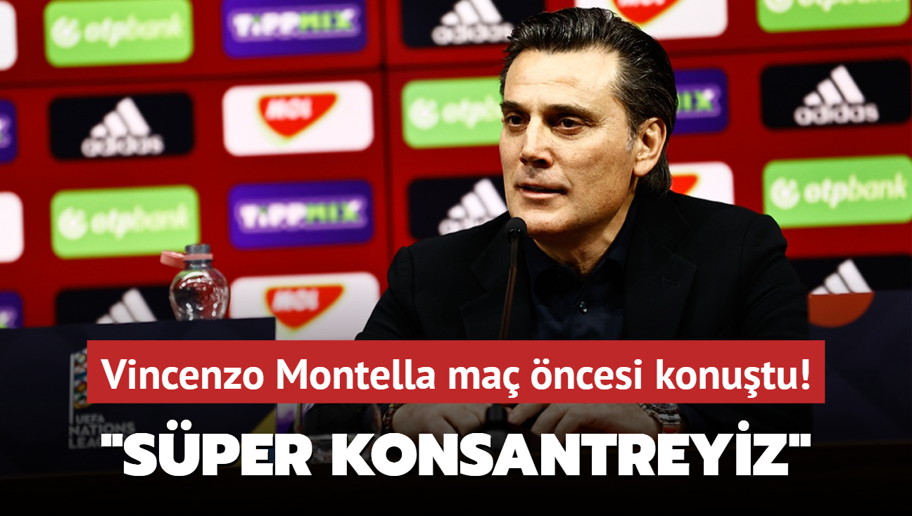 Vincenzo Montella ma ncesi konutu! "Sper konsantreyiz"