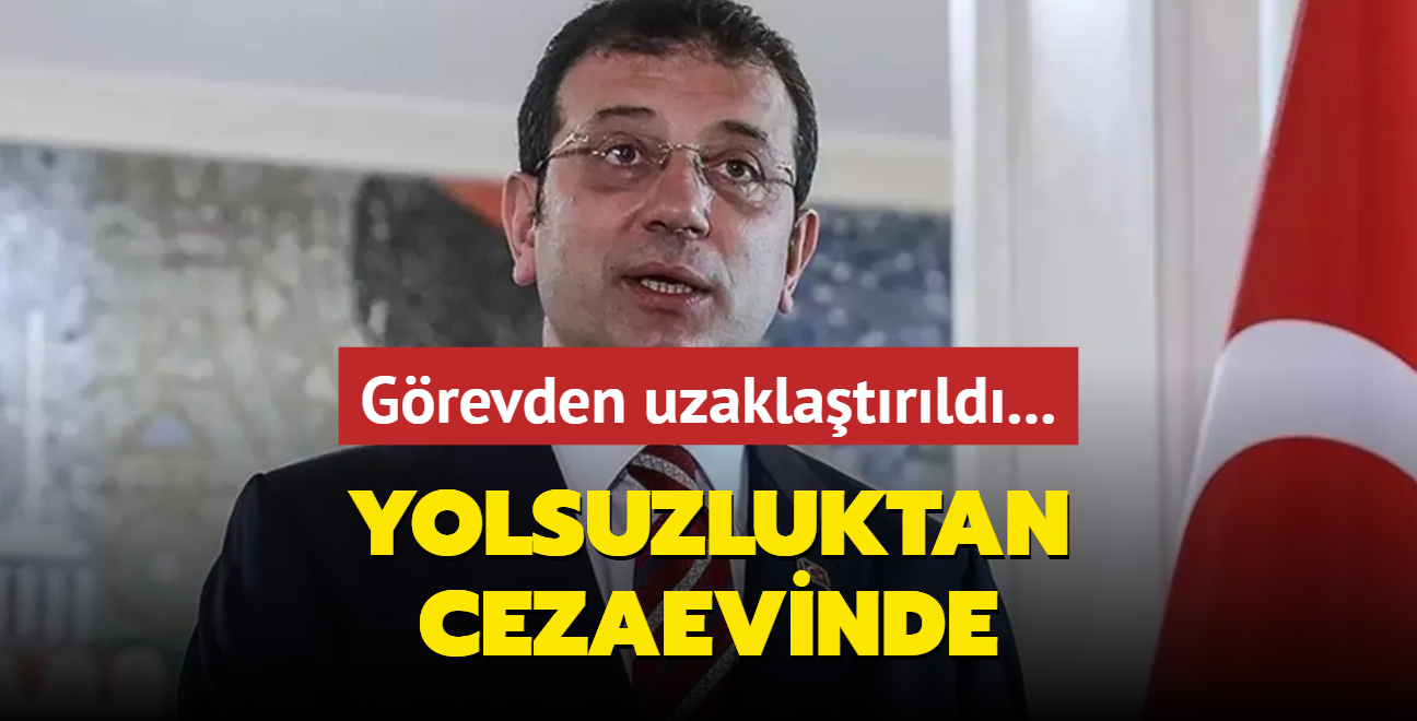 Yolsuzluktan cezaevinde