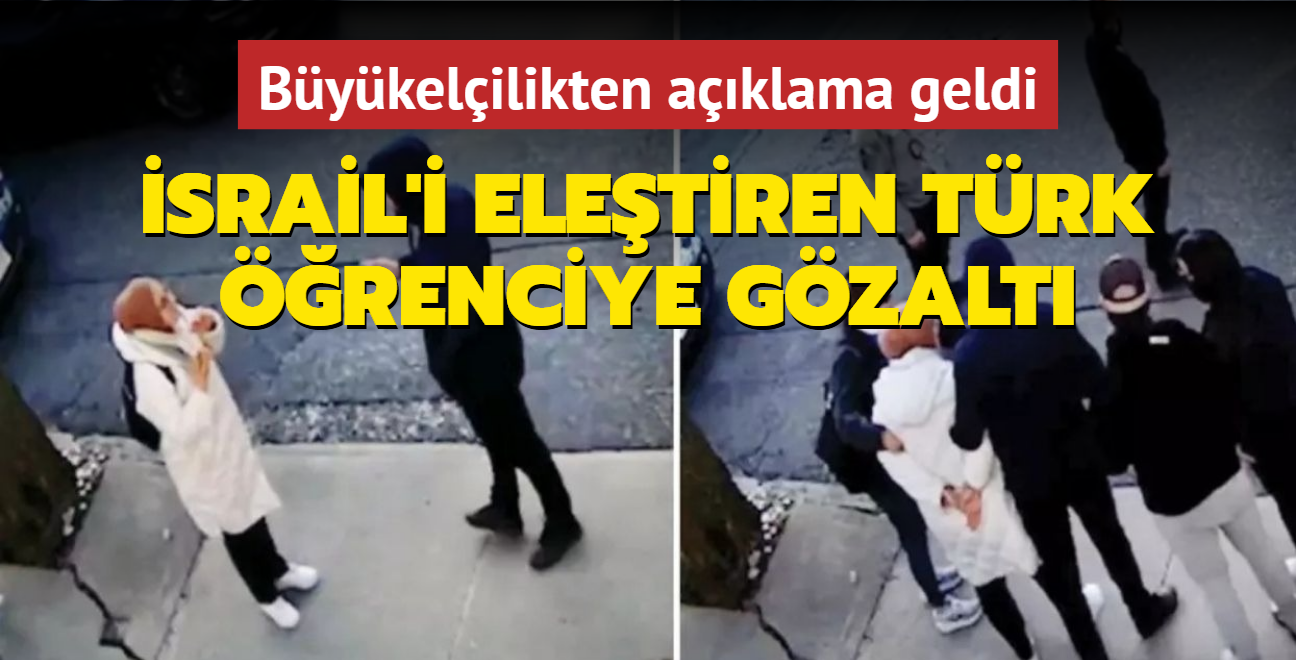 srail zulmn eletiren Trk renciye gzalt... Trkiye'nin Washington Bykeliliinden aklama