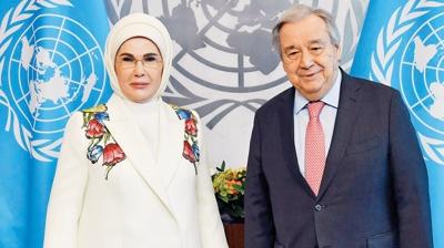 Emine Erdo�an'dan Gazze ele�tirisi: Uluslararas� toplum s�nav� ge�emedi
