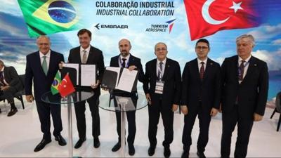 TUSA ile Brezilyal Embraer'den ortak retim iin i birlii