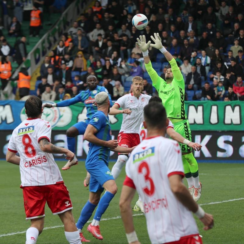 aykur Rizespor ve Sivasspor, 1 puana raz oldu