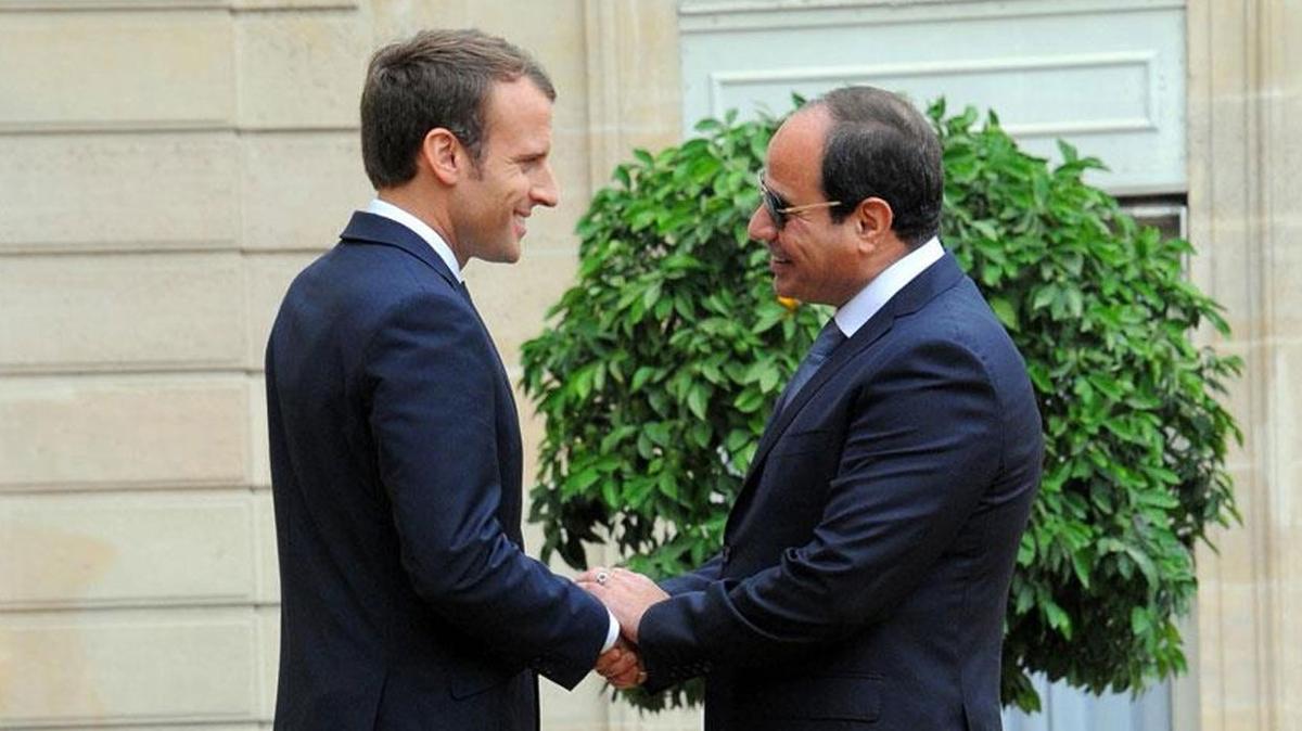 Macron ile Sisi telefonda grt