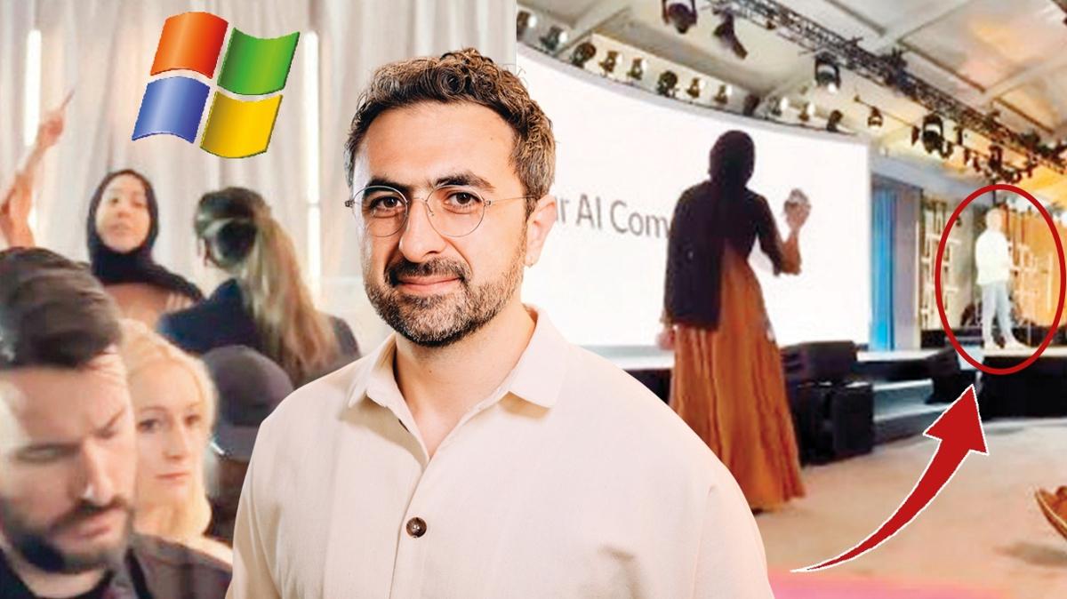 50. yldnmnde Gazze protestosu! "Microsoft'un elleri kanl"