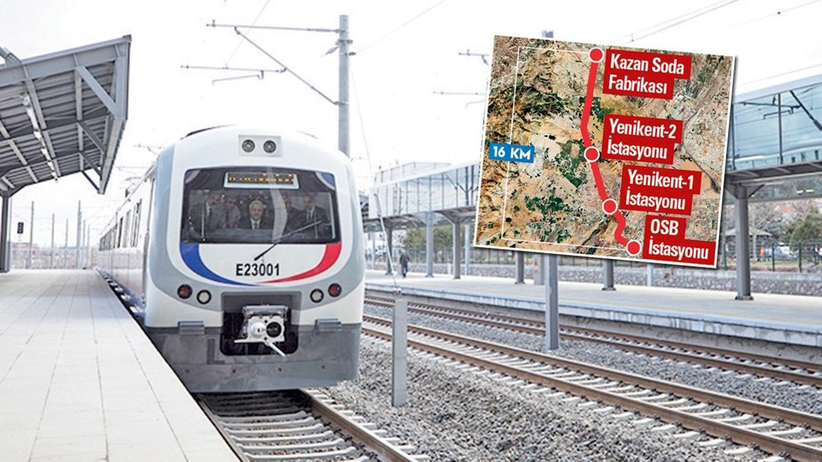 Bakentray hatt Yenikent'e uzanacak