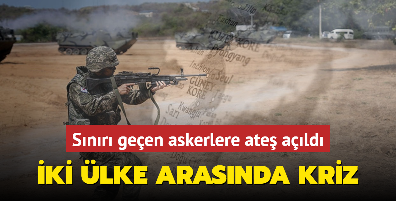 ki lke arasnda kriz... Snr geen askerlere ate ald