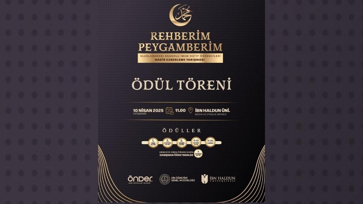 "Rehberim Peygamberim" yarmas dl treni yaplacak