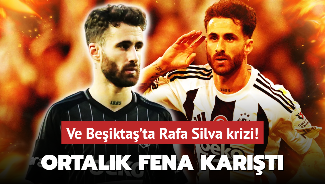 Ve Beikta'ta Rafa Silva krizi! Kasmpaa mandan sonra ortalk kart