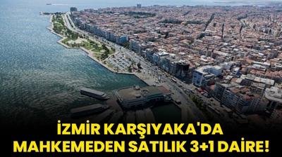 zmir Karyaka'da mahkemeden satlk 3+1 daire!