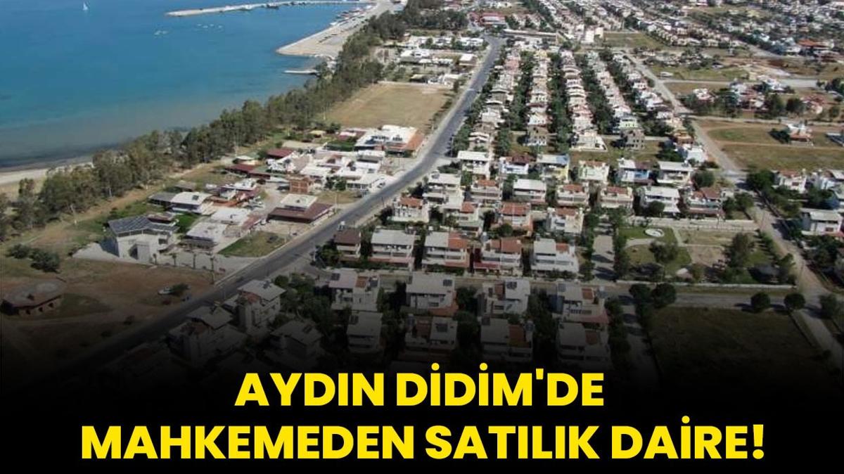 Aydn Didim'de mahkemeden satlk daire!