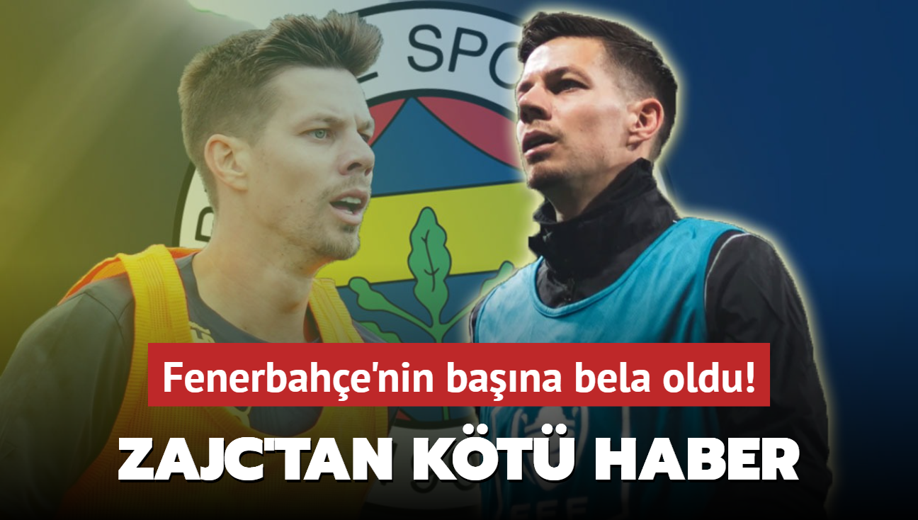 Fenerbahe'nin bana bela oldu! Miha Zajc krizi: Kt haber geldi