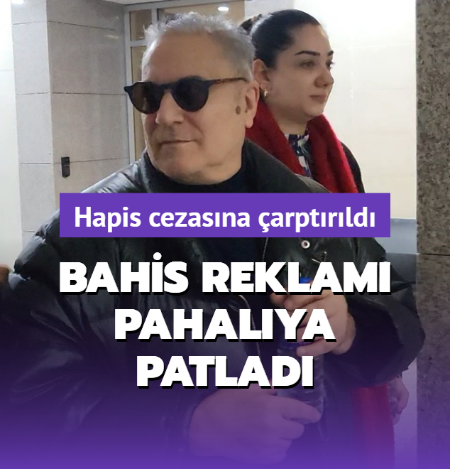 Bahis reklam Mehmet Ali Erbil'e pahalya patlad! Mahkemeden hapis karar