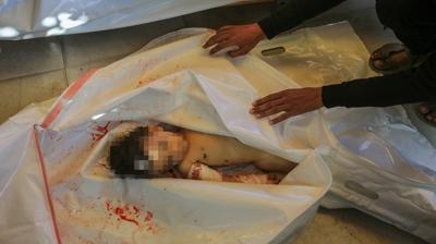 srail ordusu Gazze'de Filistinli mltecilere saldrd: 8 l, ok sayda yaral