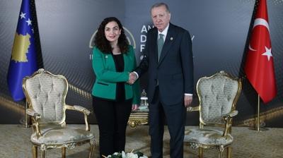 Kosova Cumhurbakan Trkiye'nin roln vurgulad: Erdoan'a minnettarz