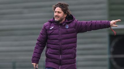 Trabzonspor, Adana Demirspor ma�� �ncesi �al��malar�na devam etti