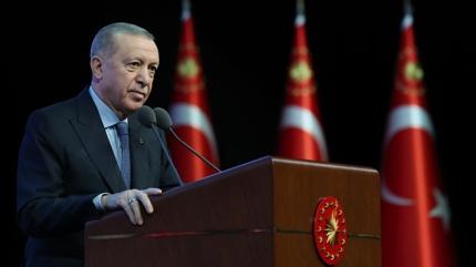 Bakan Erdoan'dan Papa iin taziye mesaj