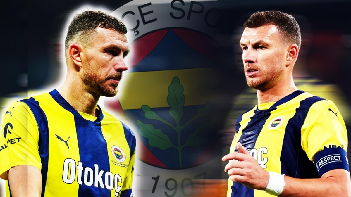 Ve beklenen oldu! Fenerbahe'de Edin Dzeko ile yollar ayrlyor