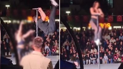'ocuk Bayram'nda bunu da yaptlar... Direk dansl gsteri tepki ekti