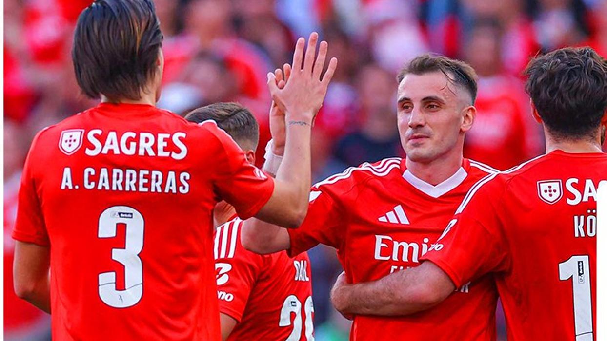 Kerem Aktürkoğlu'lu Benfica, evinde şov yaptı