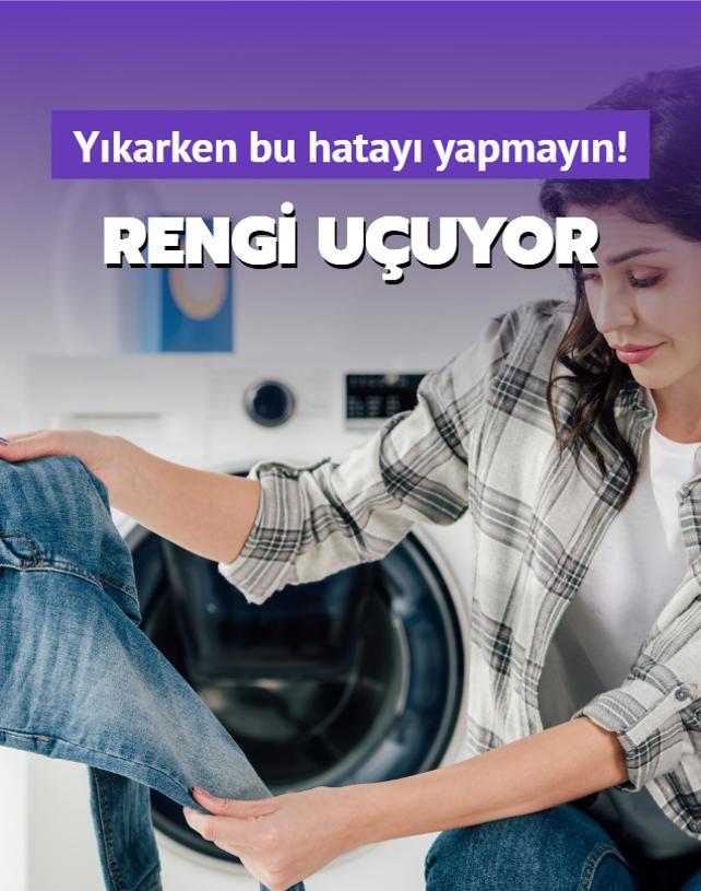 Kot pantolon ykarken bu hatay yapmayn! Annda renk deitiriyor