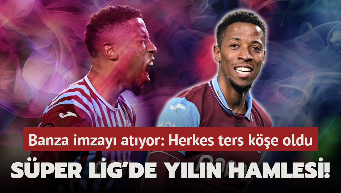 Sper Lig'de yln transferi! Simon Banza imzay atyor: Herkes ters ke oldu
