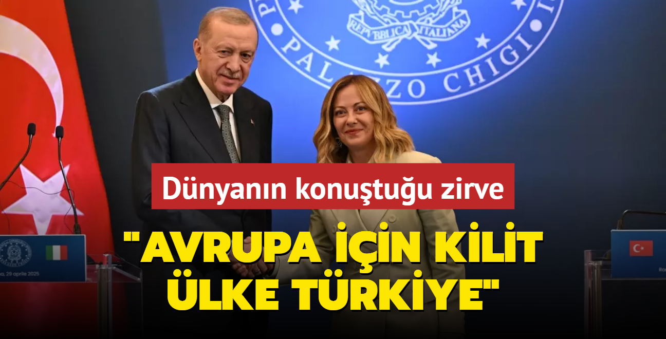 Dnyann konutuu zirve: Avrupa iin kilit lke Trkiye