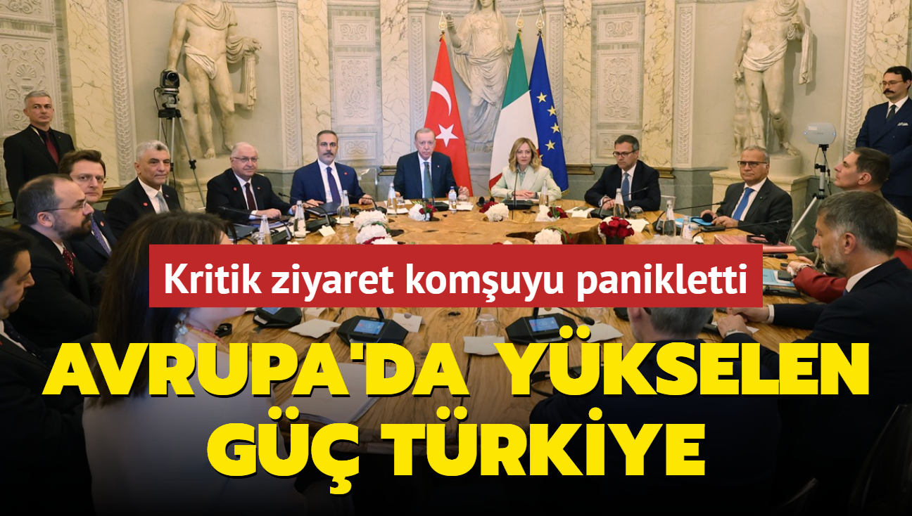 Kritik ziyaret komuyu panikletti... Avrupa'da ykselen g Trkiye