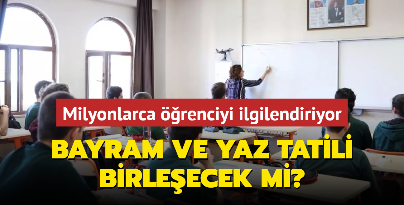 Milyonlarca renciyi ilgilendiriyor! Okullar erken mi tatil olacak"